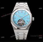 R8 Factory Super Clone Audemars Piguet Tourbillon Extra-Thin Turquoise blue Face